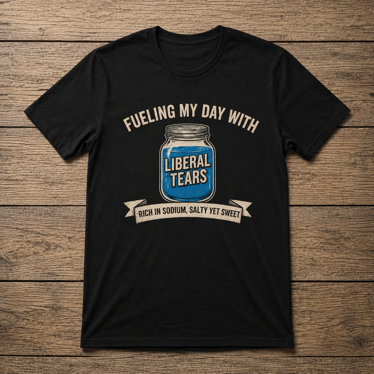 Fueling My Day With Liberal Tears (Unisex T-Shirt)