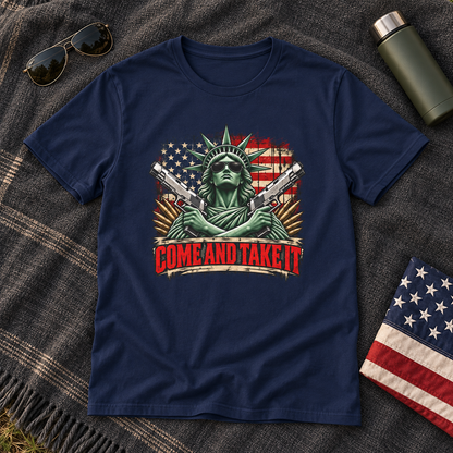 come and take it shirt shirt-only product mockup