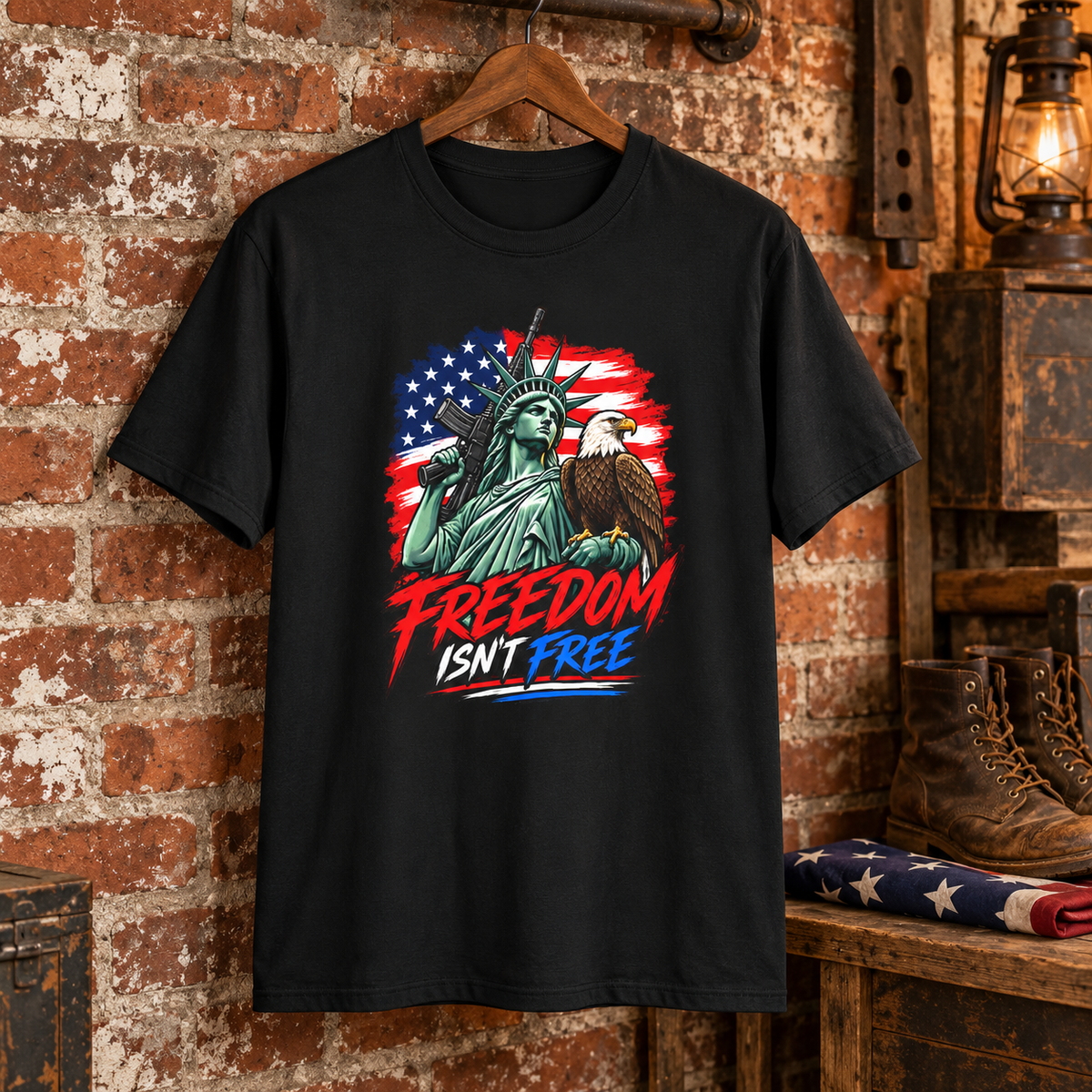 freedom isnt free shirt shirt-only product mockup