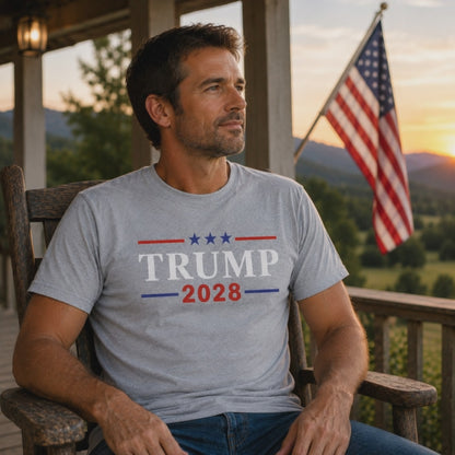 Trump 2028 Tee | Patriotic American Election Unisex T-Shirt
