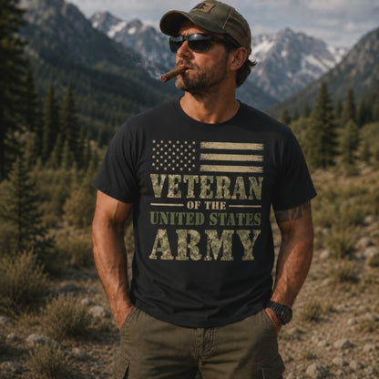 Veteran of the United States Army | Military Pride Tee | Unisex T-Shirt