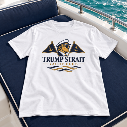 Trump Strait Yacht Club T-shirt lifestyle none mockup